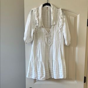Free People White Mini Dress